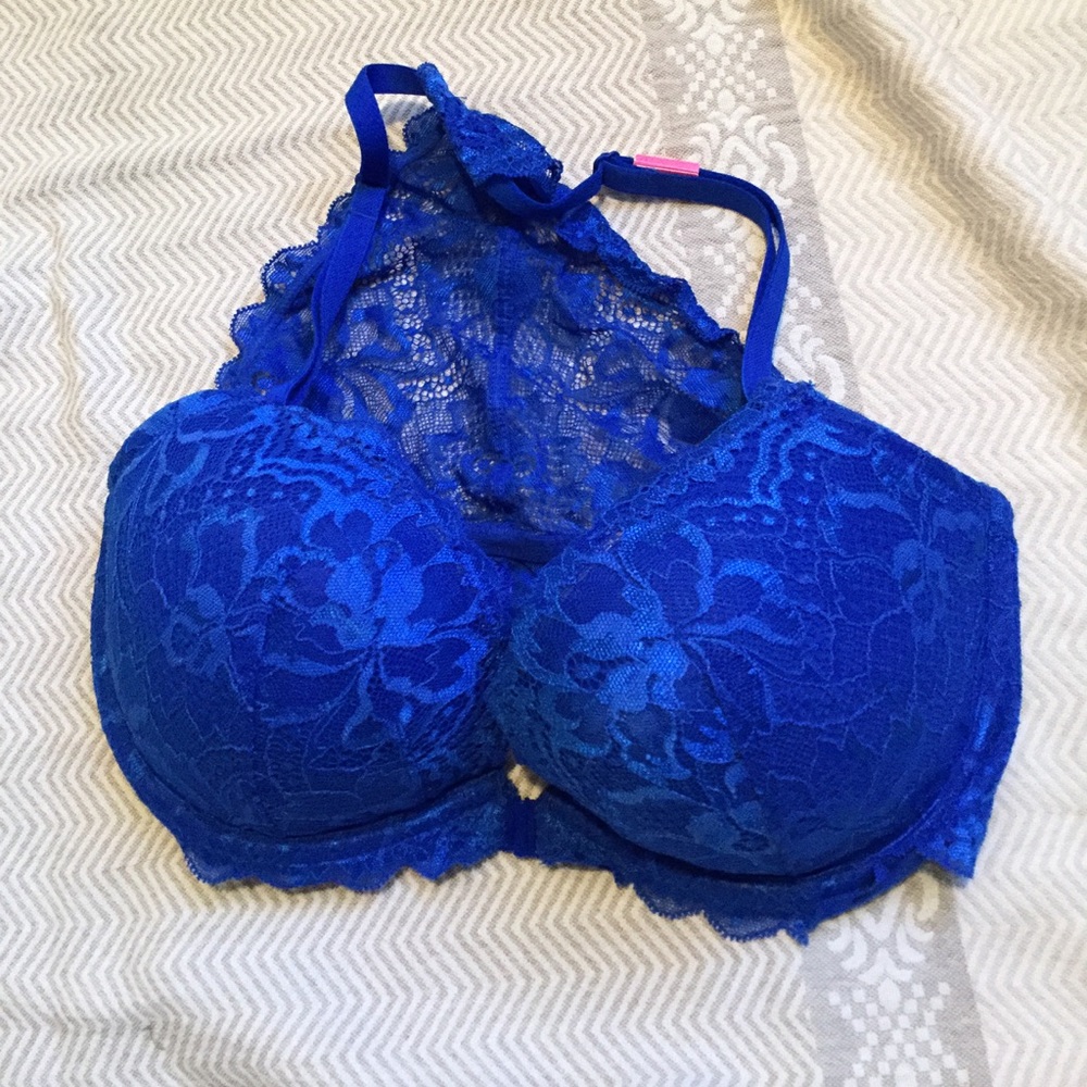 nwot vs pink royal blue bralette